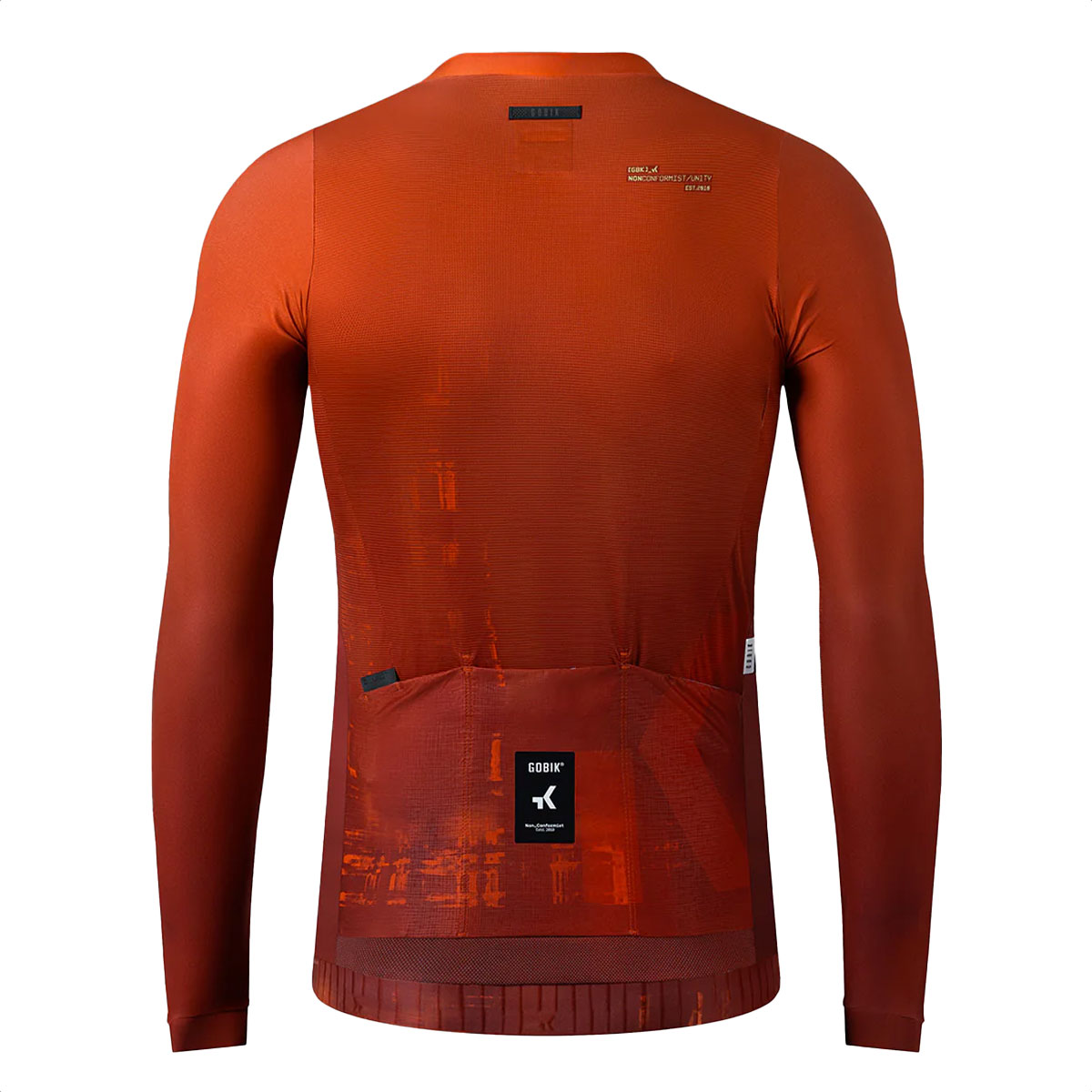 Jersey Maillot Manga Larga Gobik CX PRO 3.0 Unisex (Burnt Orange) - Imagen 2