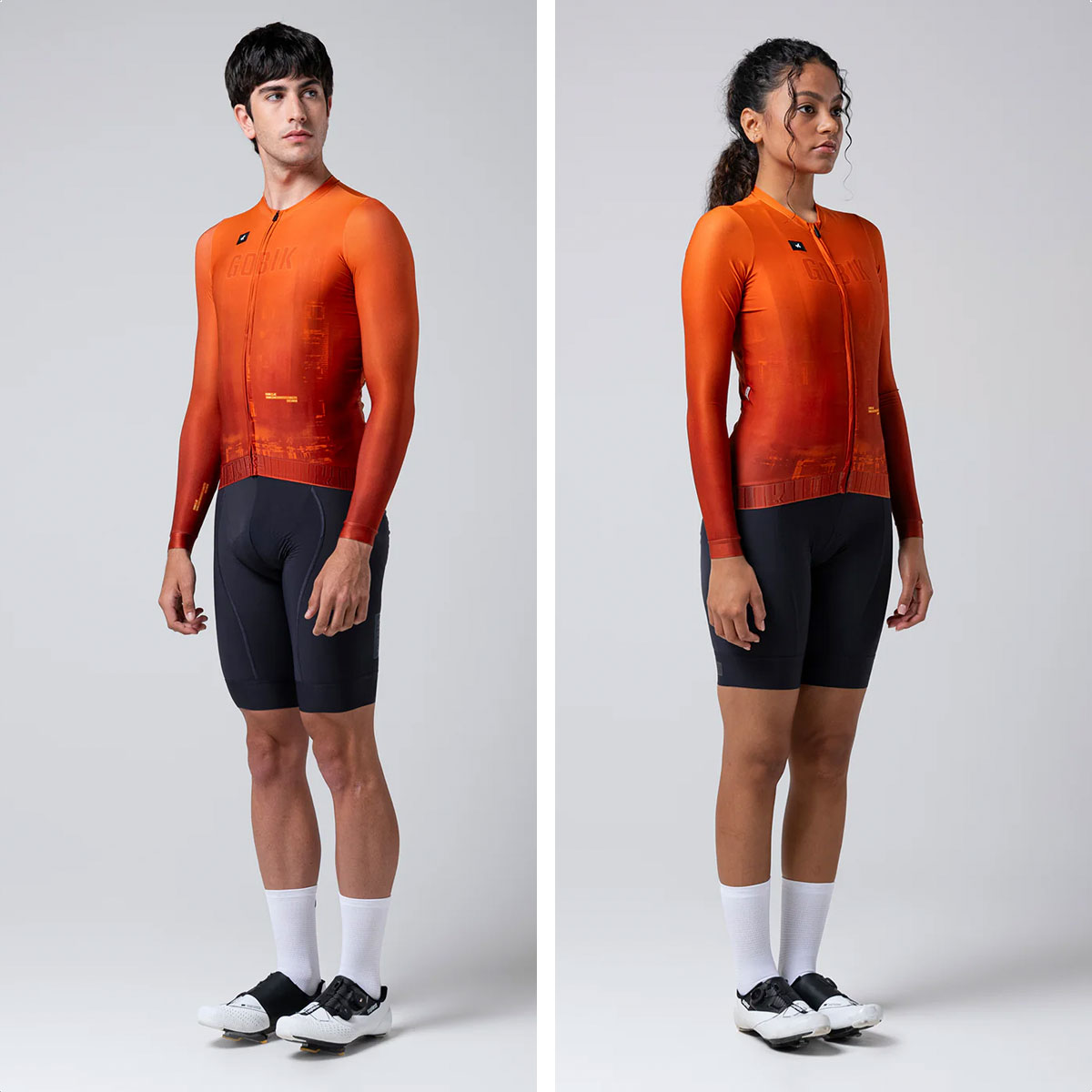 Jersey Maillot Manga Larga Gobik CX PRO 3.0 Unisex (Burnt Orange) - Imagen 3