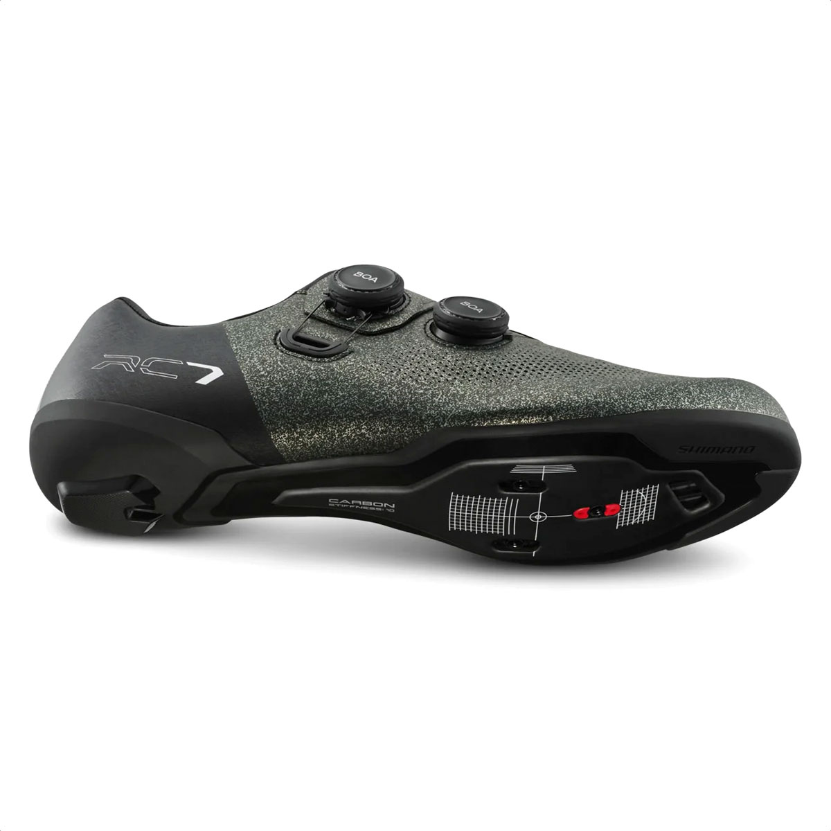 Zapatillas Ciclismo Ruta Shimano RC703 (Gray Splatter) - Imagen 2