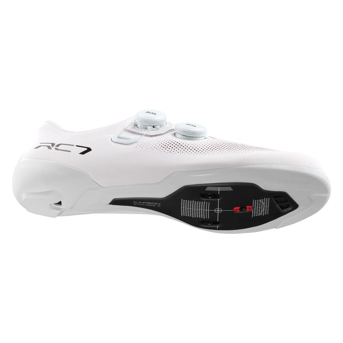 Zapatillas Ciclismo Ruta Shimano RC703 (White) - Imagen 2