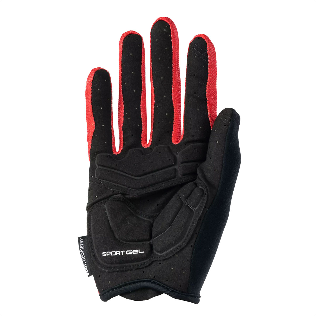 Guantes Specialized Men's Body Geometry Sport Gel Long Finger Gloves (Red) - Imagen 2