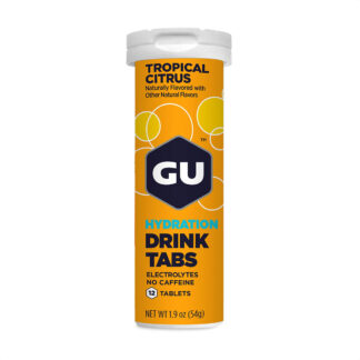 Gu Hydration Drink Tabs 320mg Sodio Hidratación (Tropical Citrus)