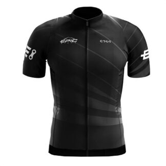 Jersey Ciclismo Manga Corta QDOS Epic Bikes (Negro)