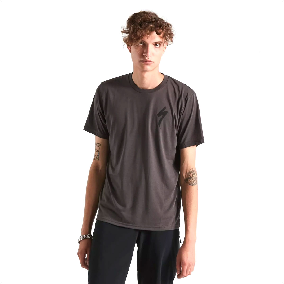 Remera Camiseta Specialized Men's S-Logo Short Sleeve T-Shirt (Charcoal)
