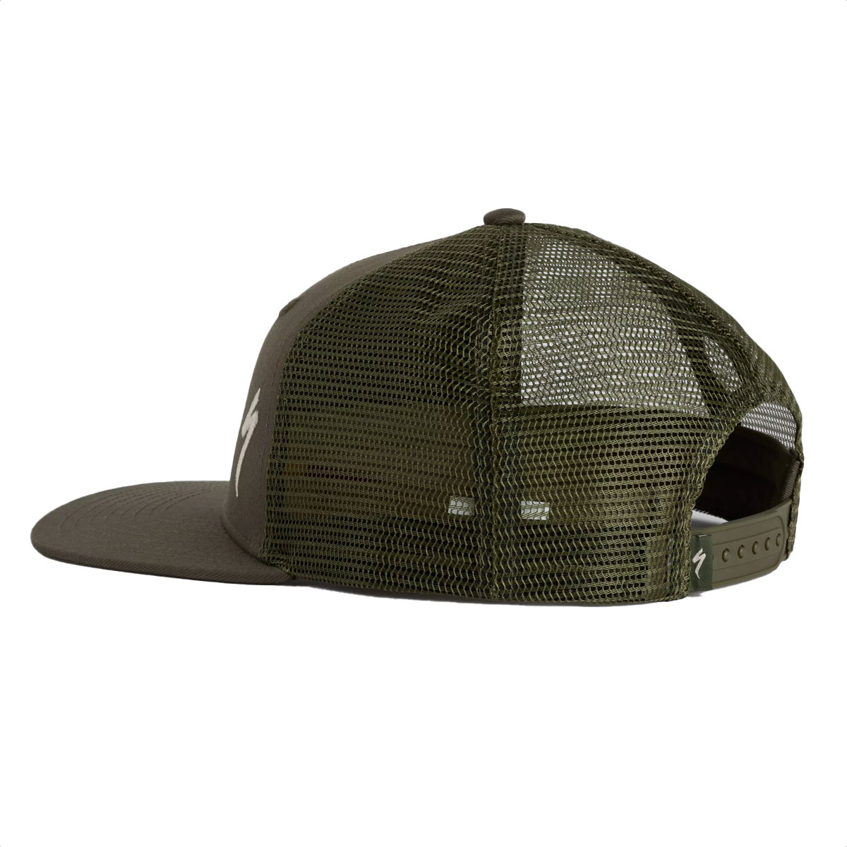 Gorra Specialized S-Logo Trucker Hat (Oak Green/Birch White) - Imagen 2