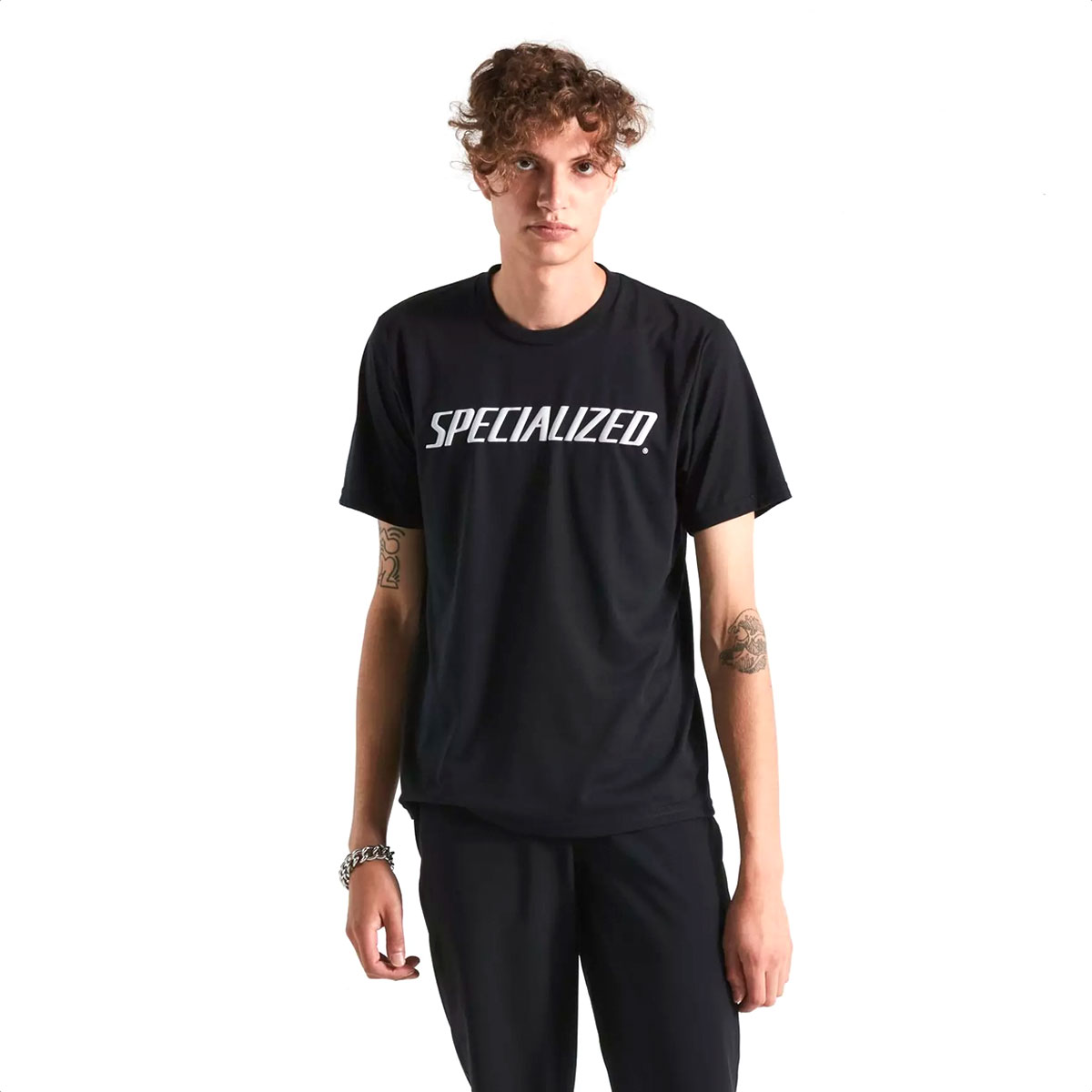 Remera Camiseta Specialized Men's Wordmark Short Sleeve T-Shirt (Black)