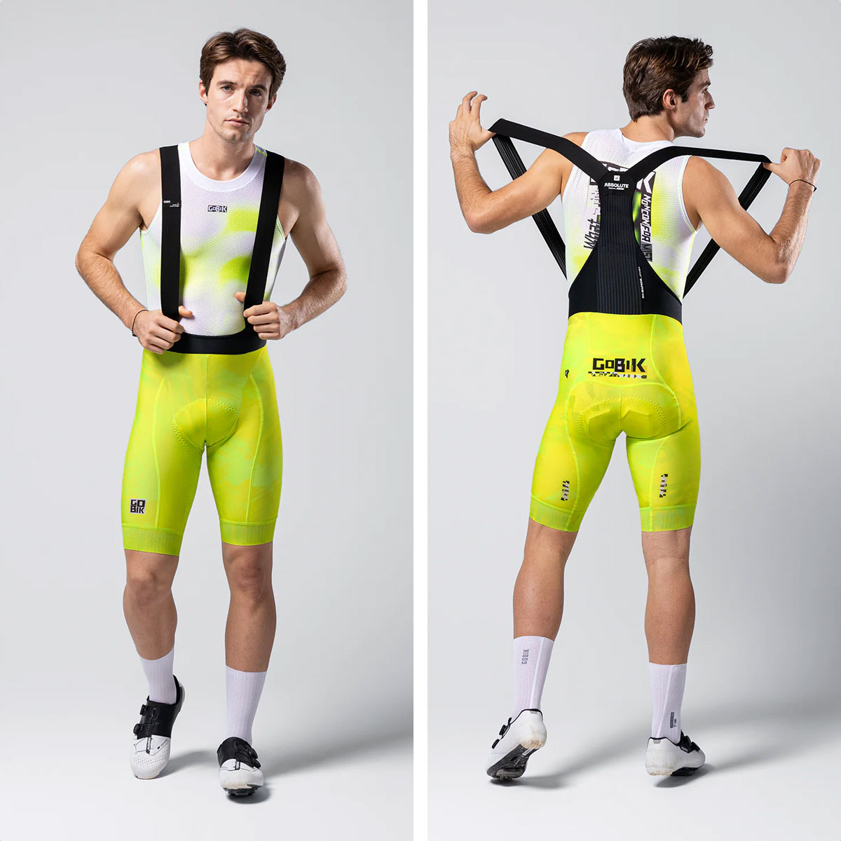 Calza Culotte Corto Gobik ABSOLUTE PRINT Hombre (Liquid Lime) - Imagen 3