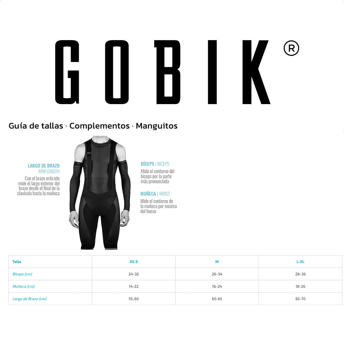 Manguitas Térmicas Gobik HARU 2.0 Unisex (Pitch Black) - Imagen 4