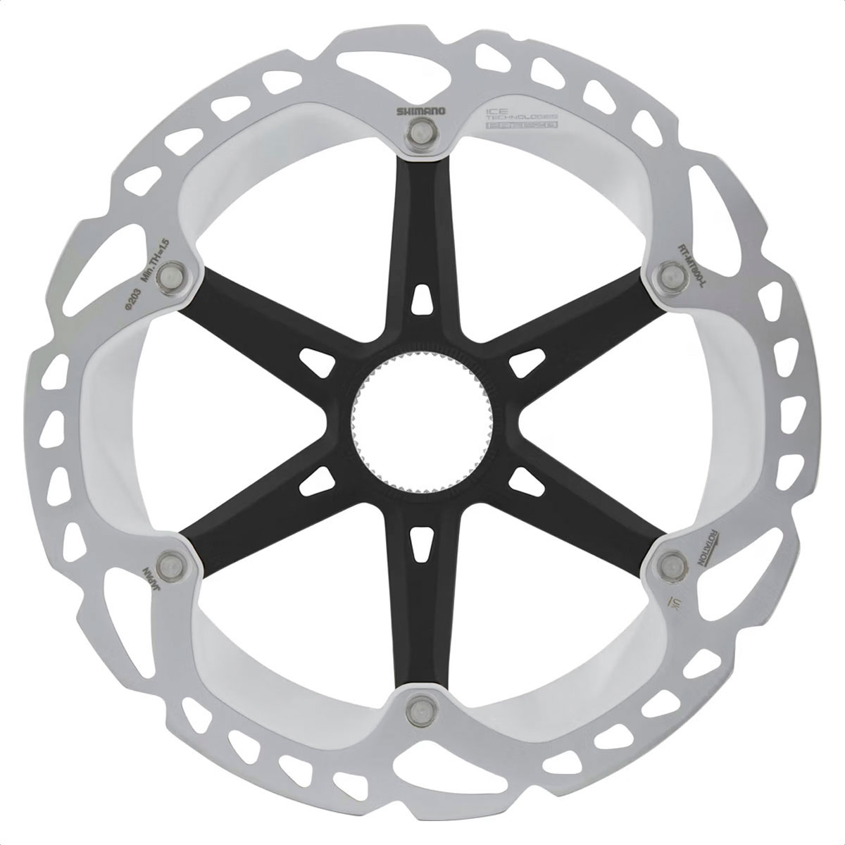 Rotor Disco Shimano RT-MT800 Deore XT 203mm Center lock (Cierre Externo)