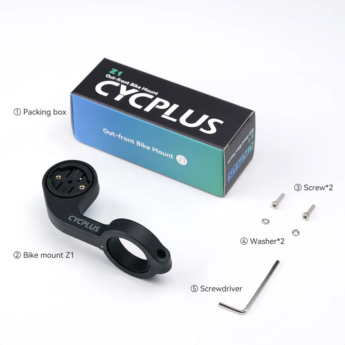 Soporte Ciclocomputadora Gps Cycplus Z1 Garmin - Imagen 3