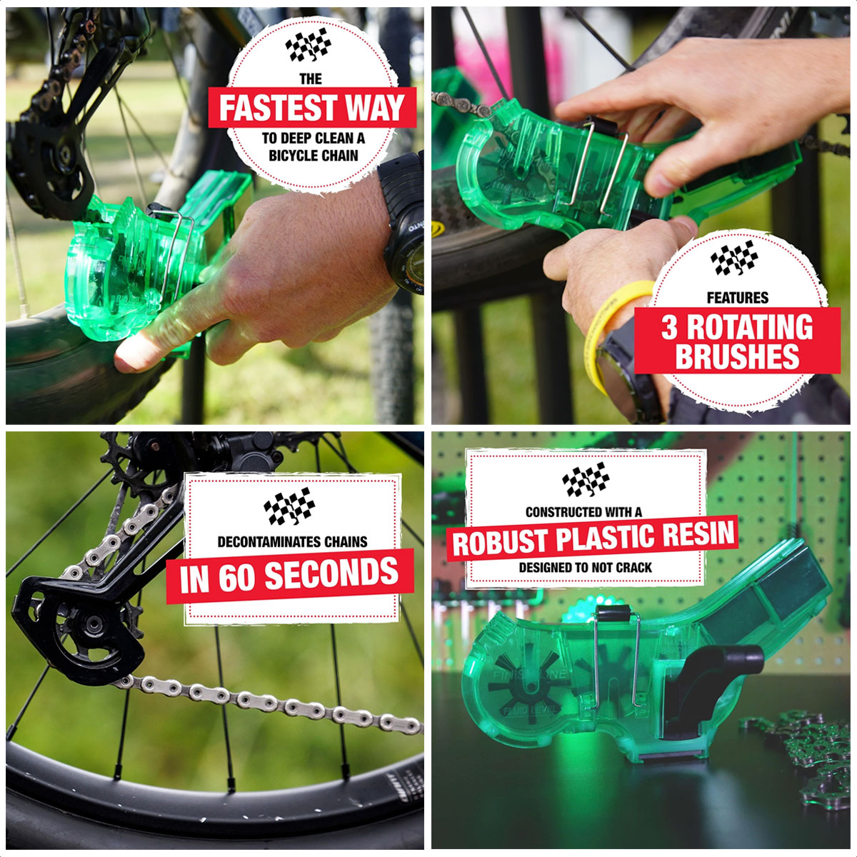 Limpia Cadena Con Reservorio Finish Line Pro Chain Cleaner - Imagen 3