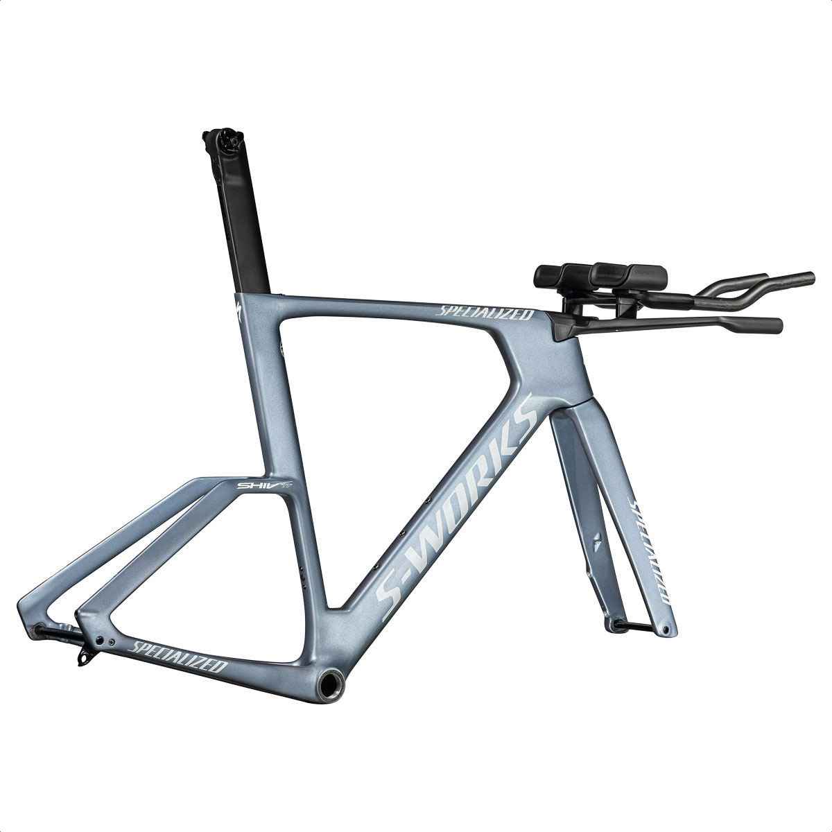 Cuadro S-Works Shiv TT Module (Gloss Glacial Metallic/Red To Gold Pearl Edge Fade/Metallic White Silver) - Imagen 3