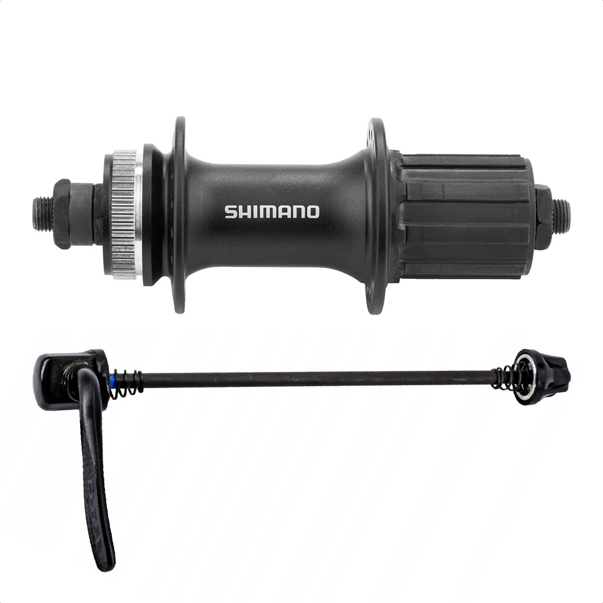 Maza Shimano FH-M3050 Acera 32h 135mm Quick Release 166mm (Shimano HG 8/9/10v) - Imagen 3
