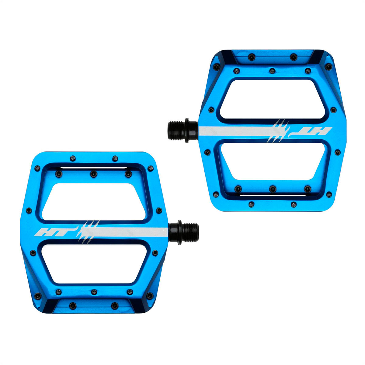 Pedales Plataforma HT Talon AN71 Aluminio Mtb (Royal Blue) - Imagen 3