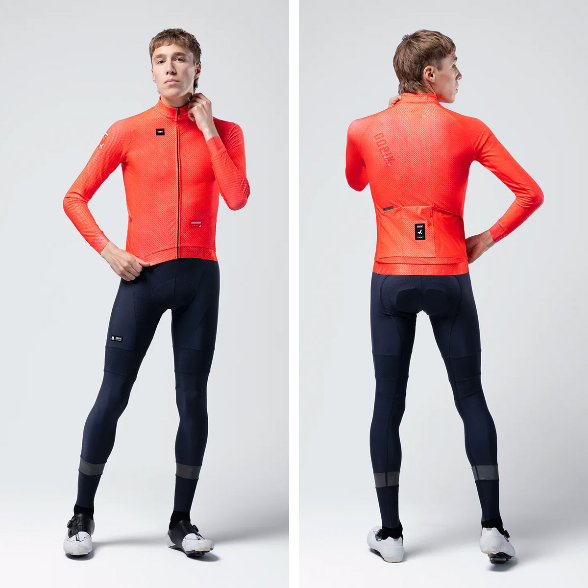 Jersey Maillot Manga Larga Gobik HYDER hombre (Vermilion) - Imagen 3