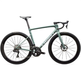 S-Works Tarmac SL8 - Shimano Dura-Ace Di2 (Gloss Premium Fjord Metallic/White Metallic Silver)