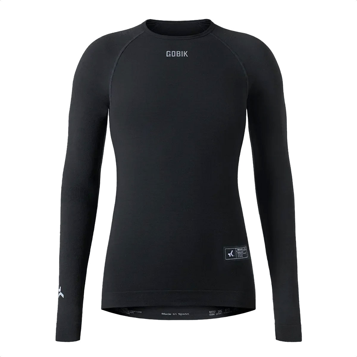 Camiseta Interior Térmica Manga Larga Gobik WINTER MERINO Mujer (Coal)