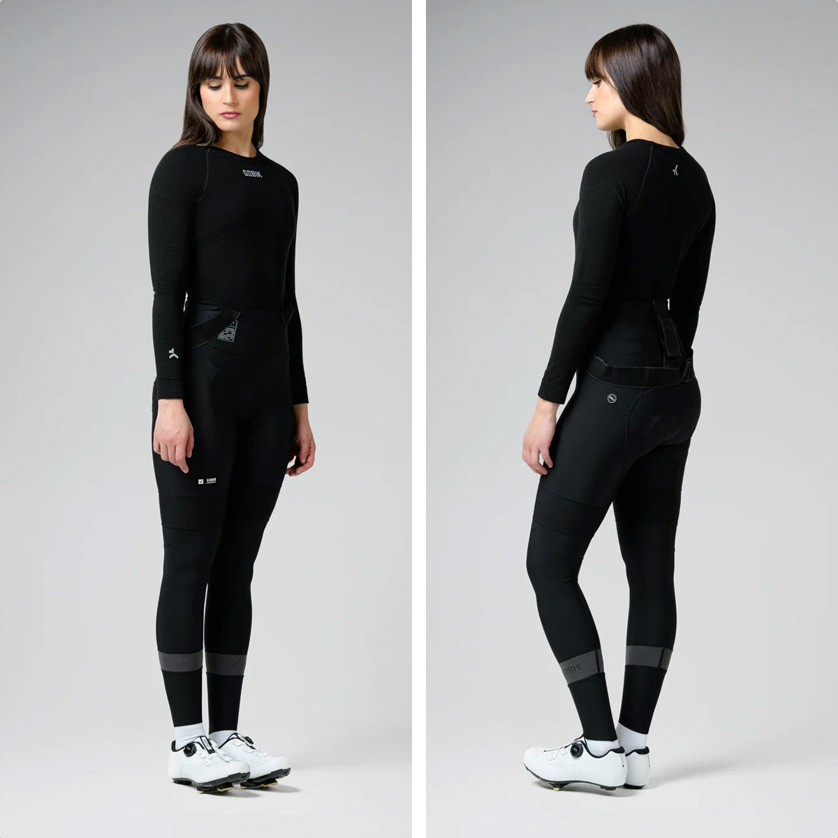 Camiseta Interior Térmica Manga Larga Gobik WINTER MERINO Mujer (Coal) - Imagen 3