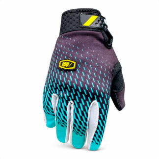 Guantes Ciclismo Dedos Largos MTB Itrack (Black/Cyan/Yellow)