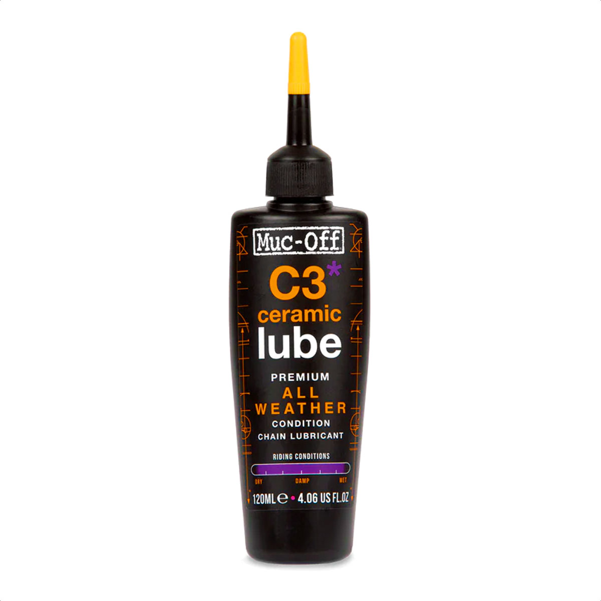 Lubricante Cadena Muc-off C3 Ceramic Lube All Weather (120ml)