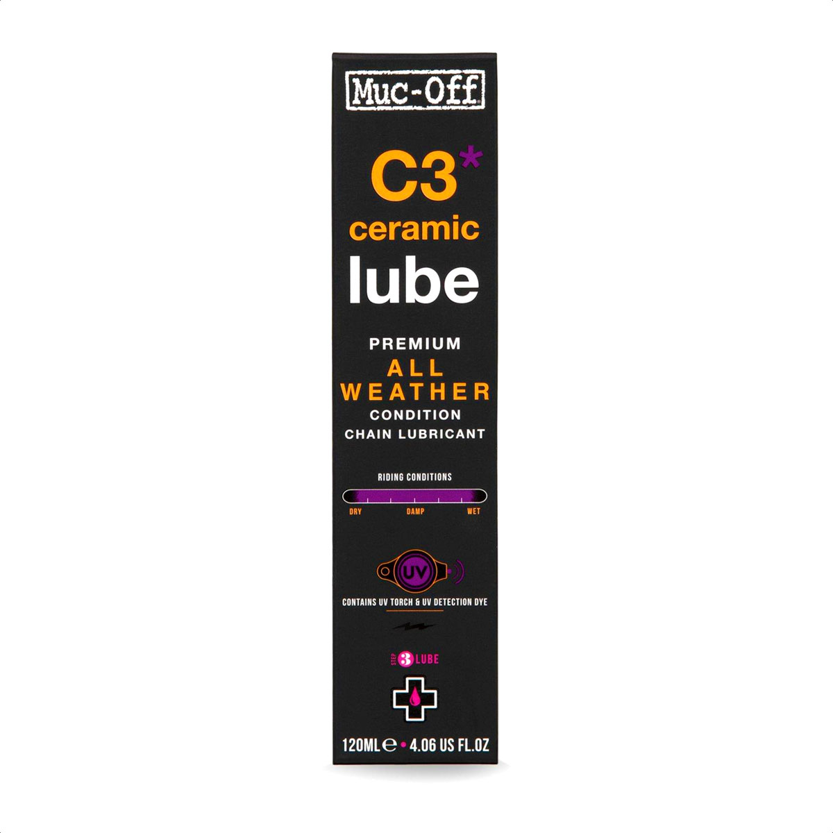 Lubricante Cadena Muc-off C3 Ceramic Lube All Weather (120ml) - Imagen 3