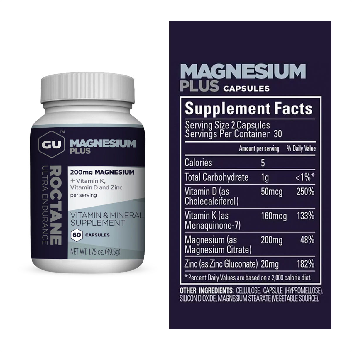 Cápsulas Gu Roctane Magnesium Plus 200mg (30 servicios) - Imagen 2