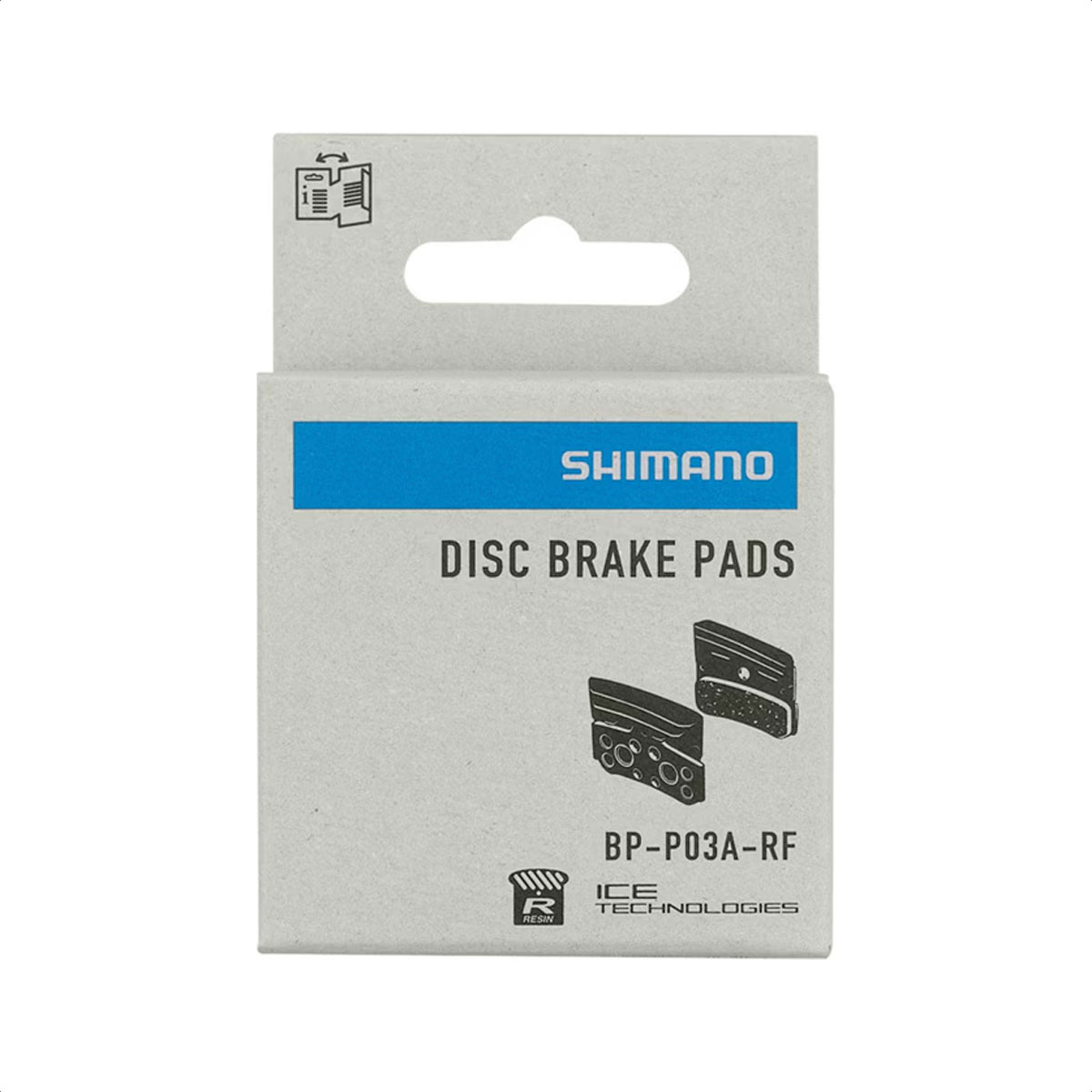Pastillas Freno A Disco Shimano P03A-RF Resina (Blíster) - Imagen 3