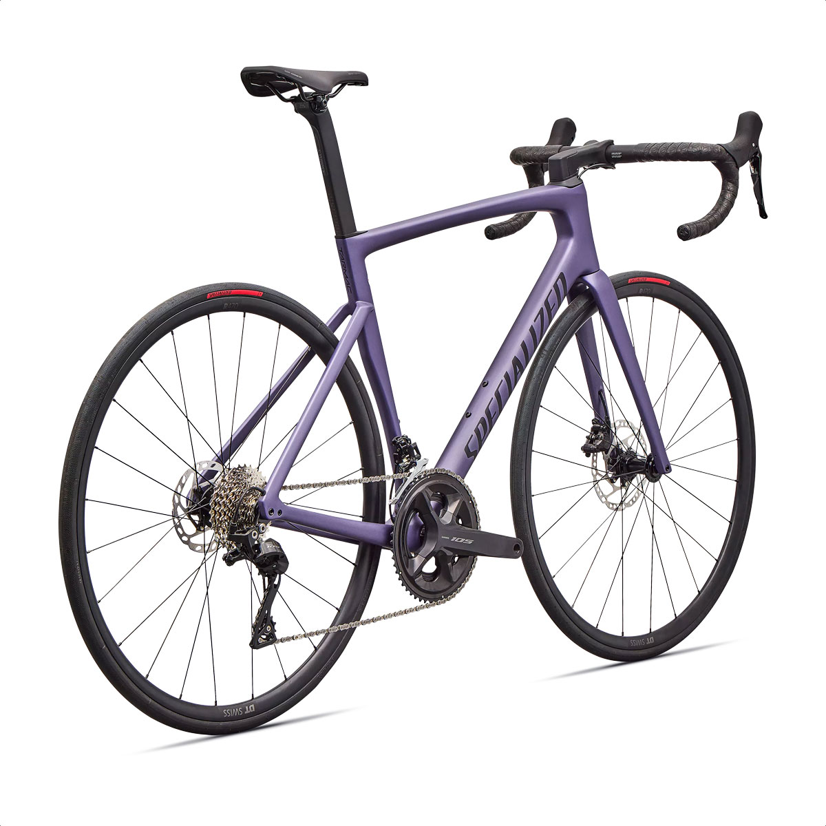 Specialized Tarmac SL7 Sport - Shimano 105 (Satin Mauve Metallic/Midnight Shadow Metallic) - Imagen 3
