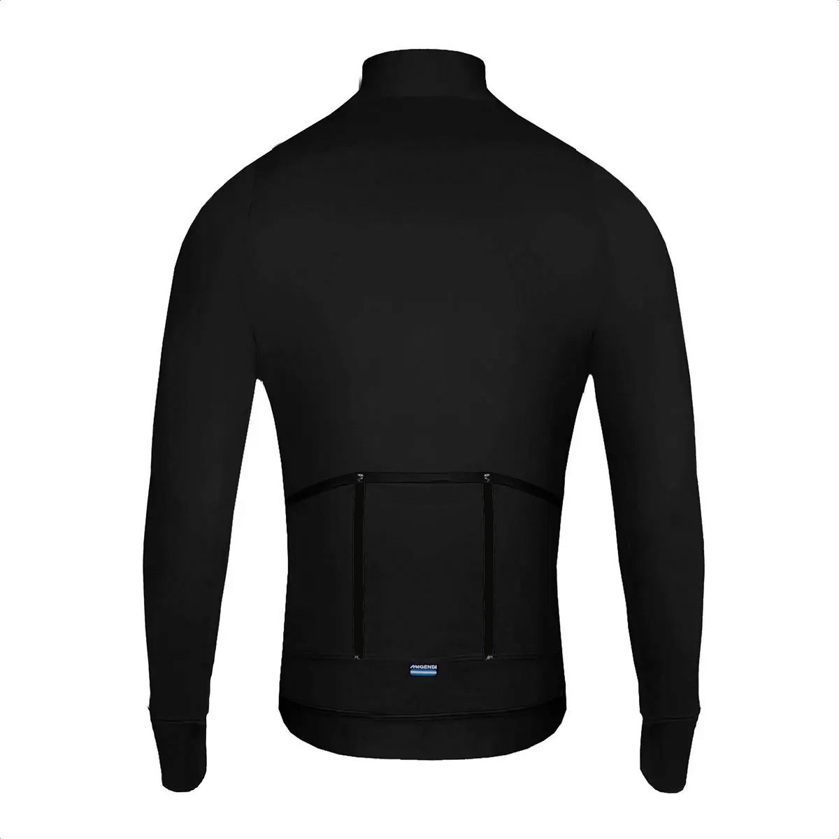 Campera Ciclismo Magenta Lisa Frisada Liviana (Negra) - Imagen 2