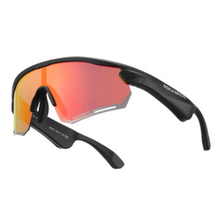 Lentes Ciclismo ROCKBROS SP251 Con Auriculares Bluetooth (Black - Polarized Red)