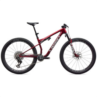S-Works Epic 9 (Gloss Red Tint Over Red Reflex Pearl Edge Fade/Metallic White Silver)