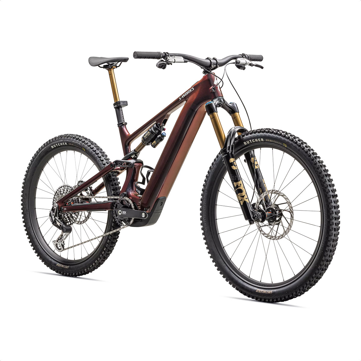 S-Works Turbo Levo 4 (Gloss Red Pearl/Black/Metallic White Silver) - Imagen 2