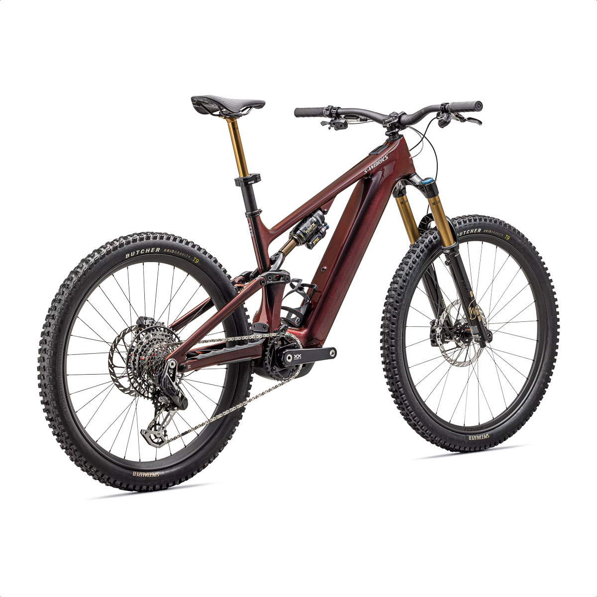 S-Works Turbo Levo 4 (Gloss Red Pearl/Black/Metallic White Silver) - Imagen 3