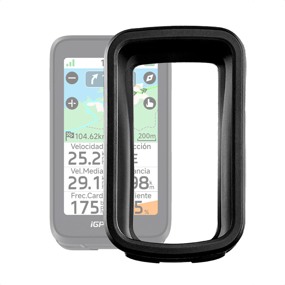 Funda Protectora Silicona iGPSport BHB BiNavi Air (Black) - Imagen 2