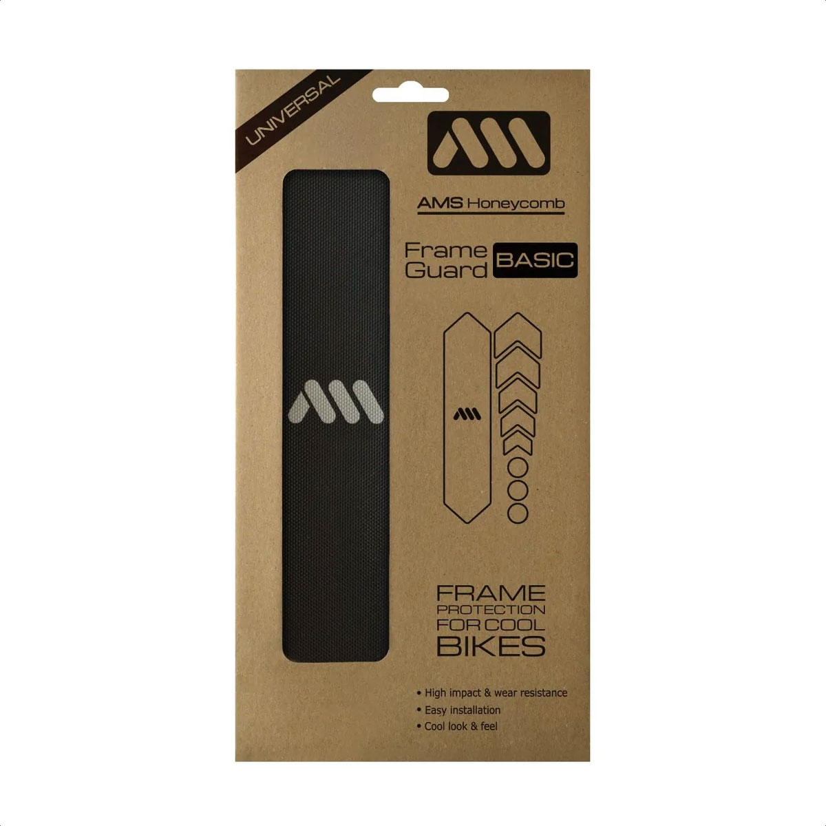 Protector Cuadro Bicicleta AMS Frame Guard Basic (Black)