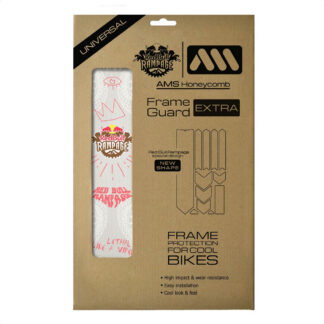 Protector Cuadro Bicicleta AMS X Red Bull Rampage Frame Guard Extra (Freeride White)