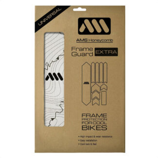 Protector Cuadro Bicicleta AMS Frame Guard Extra (Tracks Black)