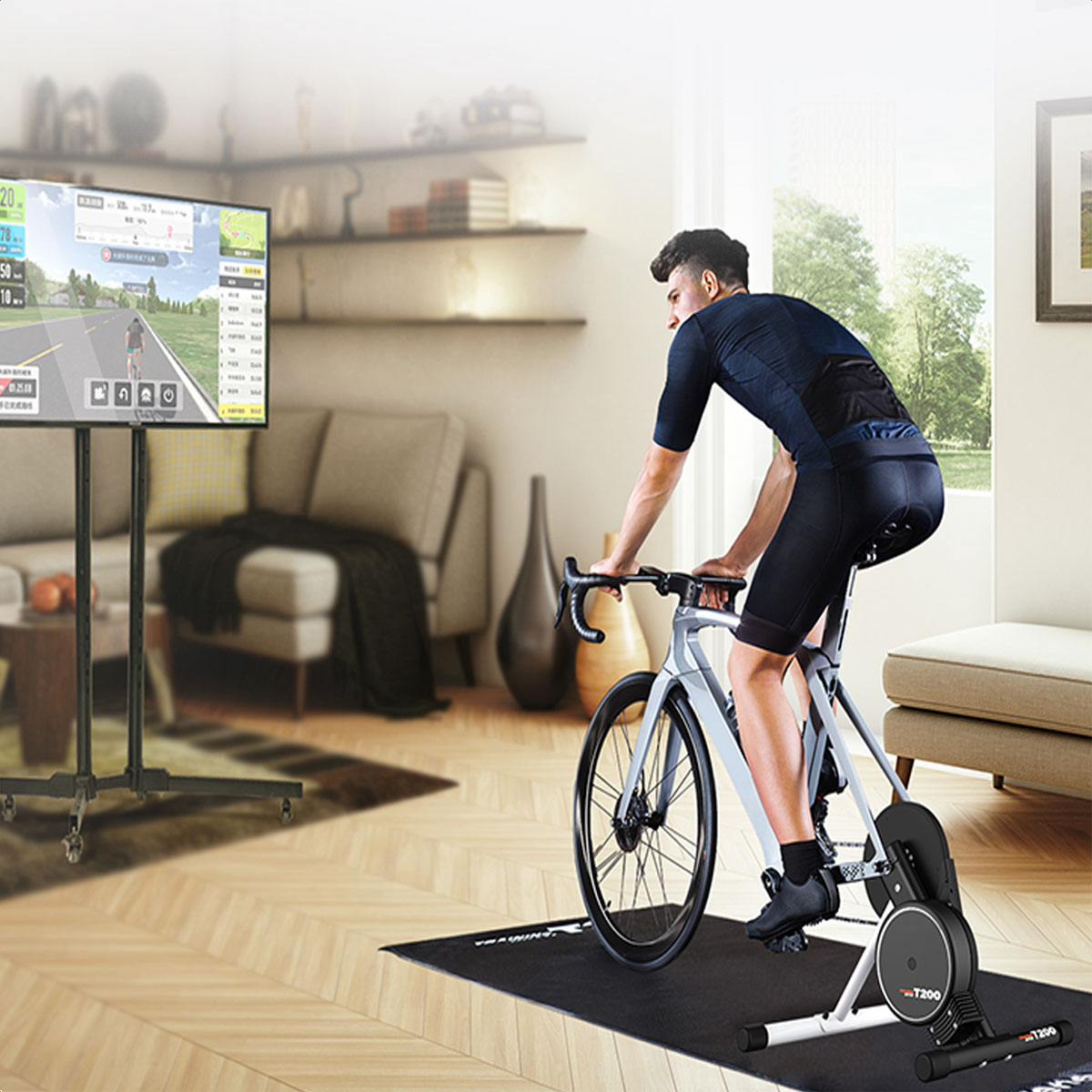 Rodillo Entrenador Magene T200 V2 Smart Trainer - Imagen 3