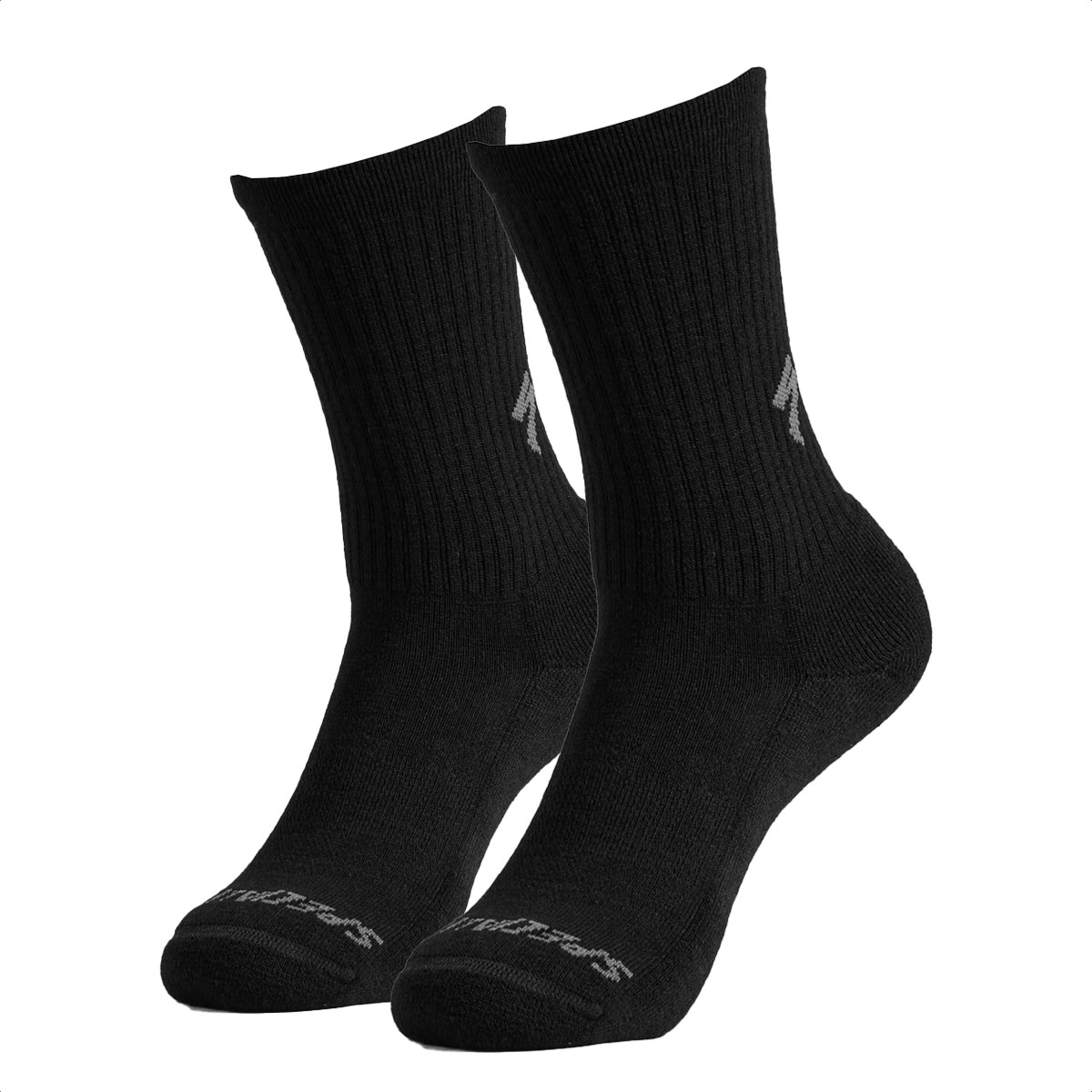 Medias Specialized Merino Midweight Tall Socks (Black) - Imagen 3