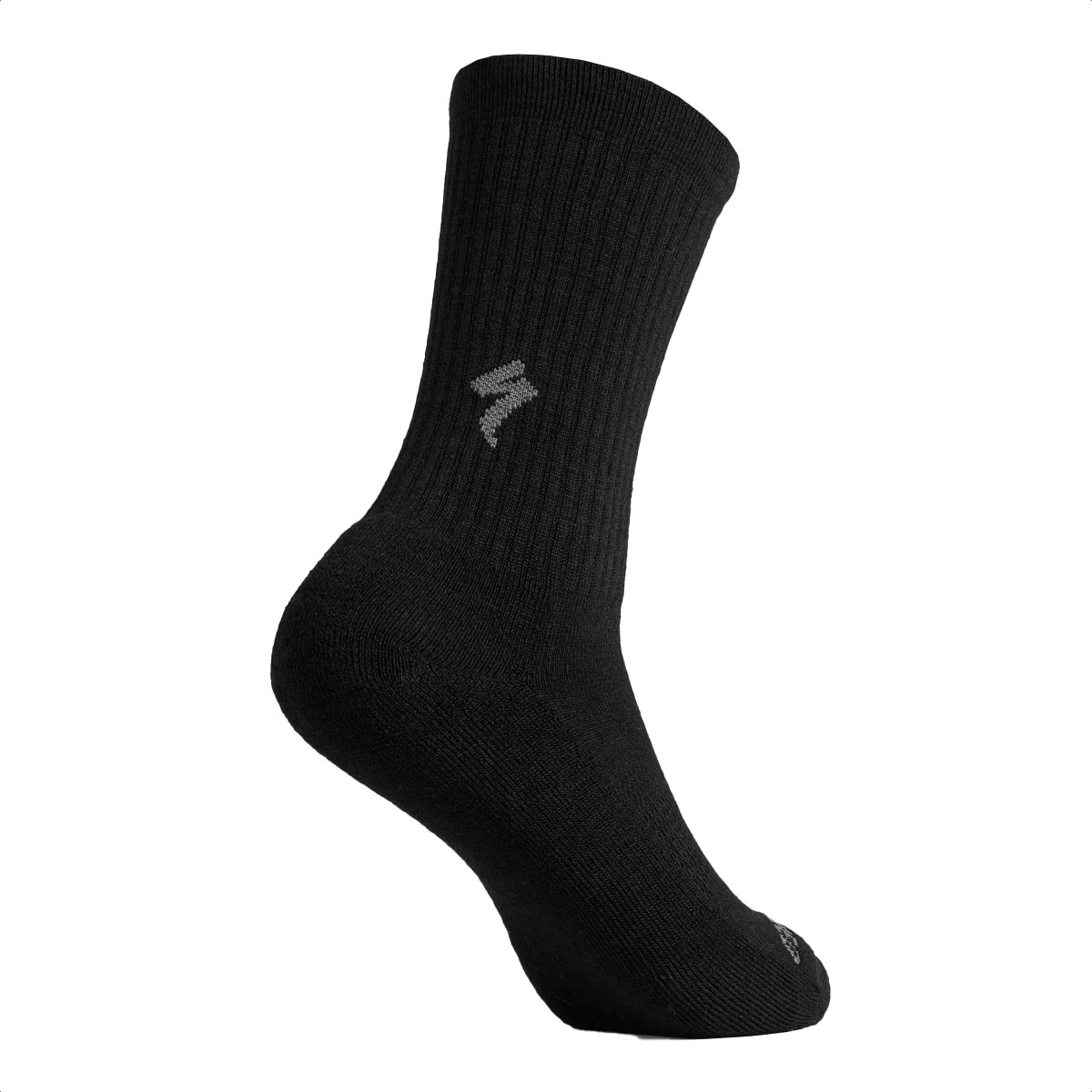 Medias Specialized Merino Midweight Tall Socks (Black) - Imagen 2