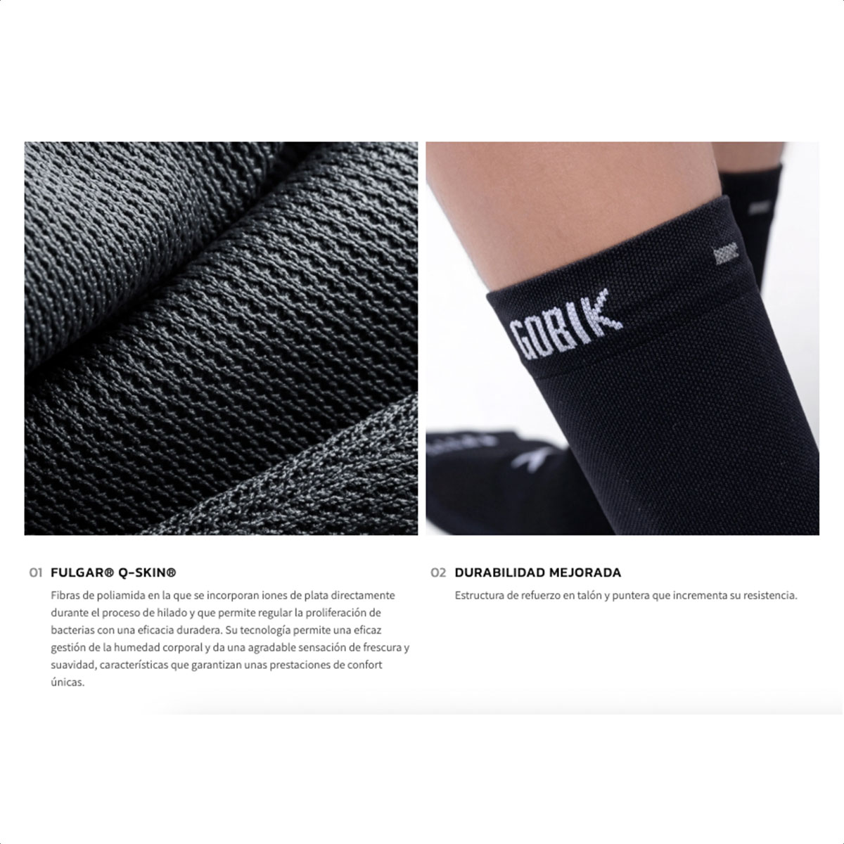 Medias Calcetines Gobik IRO 2.0 Unisex (Navy Blue) - Imagen 2
