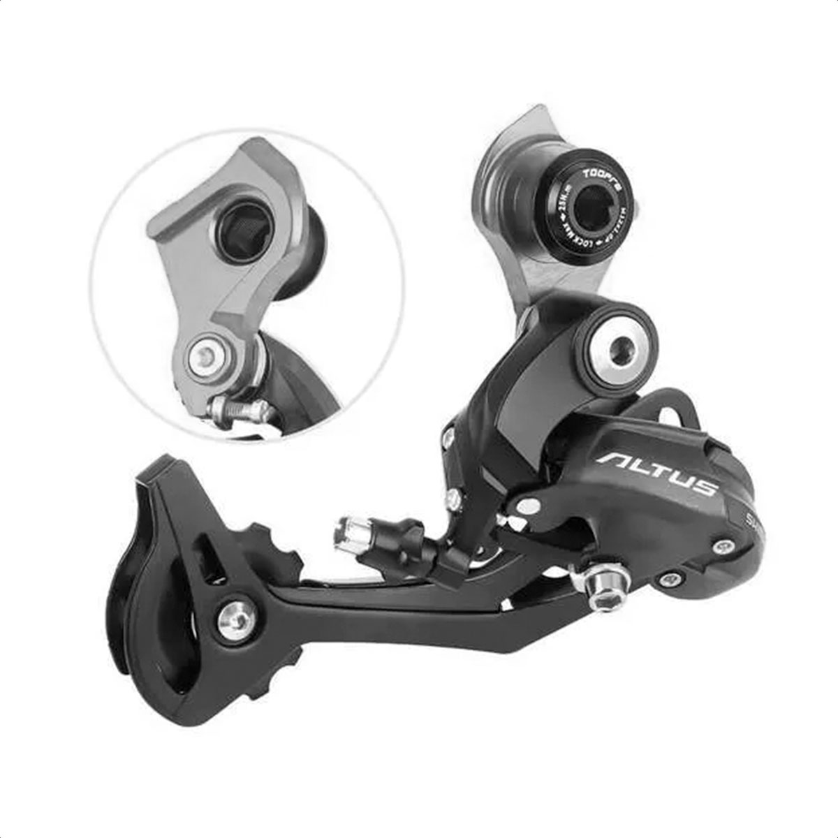 Fusible Toopre TL-054 Universal Derailleur Hanger - UDH (Black) - Imagen 2