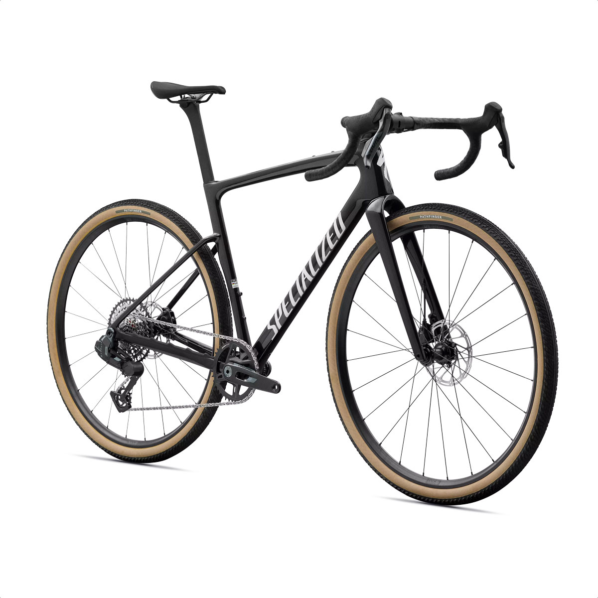 Specialized Crux 5 Comp - SRAM Rival XPLR (Obsidian Metallic/dune White) - Imagen 2