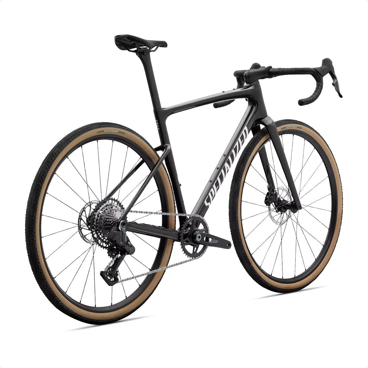 Specialized Crux 5 Comp - SRAM Rival XPLR (Obsidian Metallic/dune White) - Imagen 3
