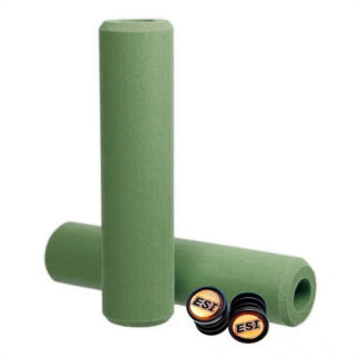 Puños ESI Grips CHUNKY 100% Silicona 32mm (Forest Green)