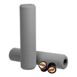 Puños ESI Grips RACER'S EDGE 100% Silicona 30mm (Gris)