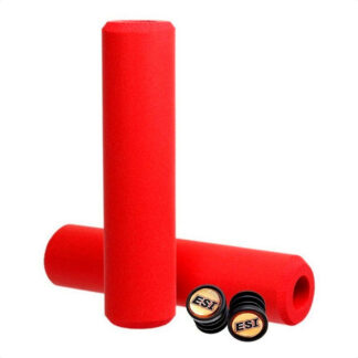 Puños ESI Grips RACER'S EDGE 100% Silicona 30mm (Rojo)