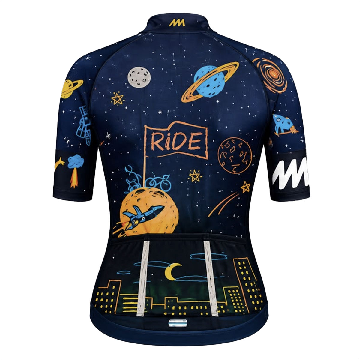 Jersey Manga Corta Magenta De Mujer (Ride The Moon) - Imagen 2