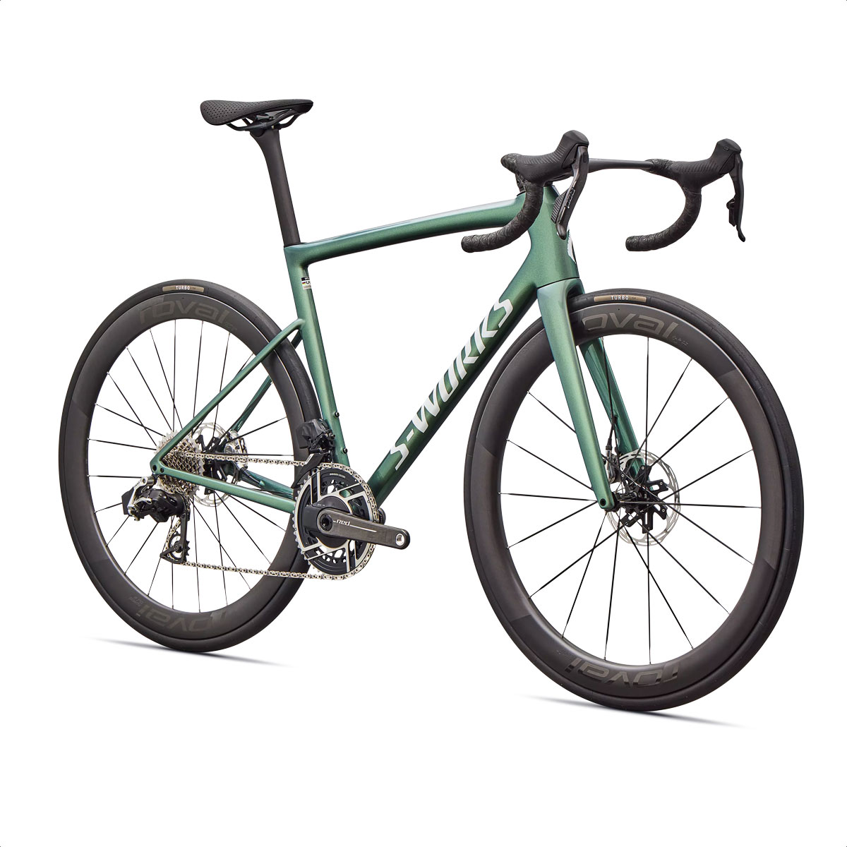 S-Works Tarmac SL8 - SRAM Red eTap AXS (Gloss Premium Fjord Metallic/White Metallic Silver) - Imagen 2